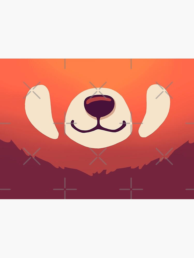 Red Panda Mask // Cute Wild Animal, Endangered Species, Kawaii by Geekydog