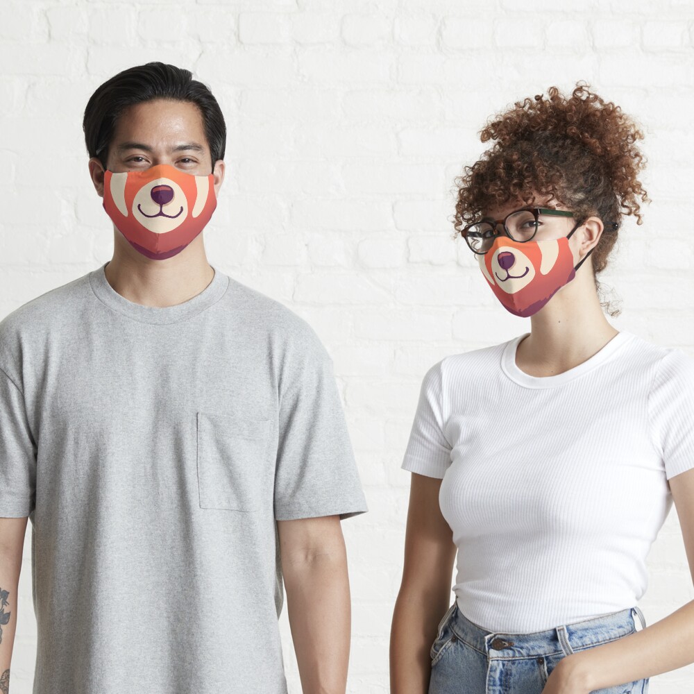 Red Panda Mask // Cute Wild Animal, Endangered Species, Kawaii Mask