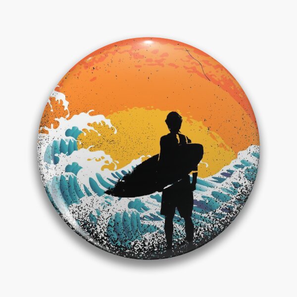 Item preview, The Surfer Waves designed and sold by clingcling.