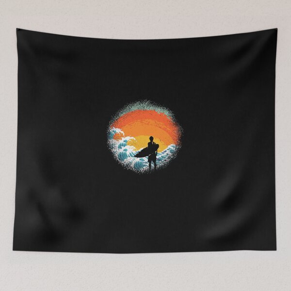 Item preview, The Surfer Waves designed and sold by clingcling.