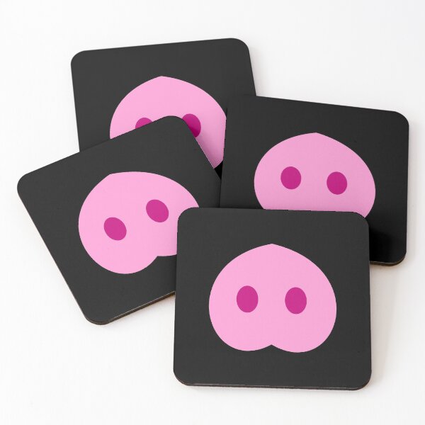 Item preview, Pink Pig Snout Heart Love designed and sold by EarlessPierre.