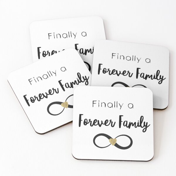 Item preview, Finally a Forever Family - adoption shirt gift gotcha day foster care mom dad foster to adopt finally forever new family heaven sent sign new baby designed and sold by CJCTEES.