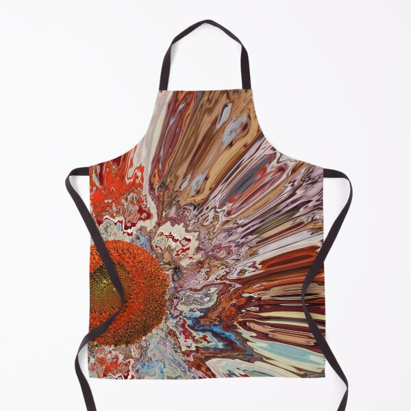 Item preview, Abstract Watercolor Marbled Sunflower designed and sold by Jennifer Church.