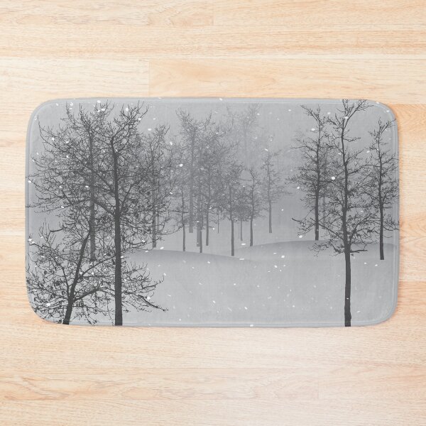 Item preview, 65 MCMLXV Black and White Snowy Winter Forest Pattern designed and sold by 65 MCMLXV.