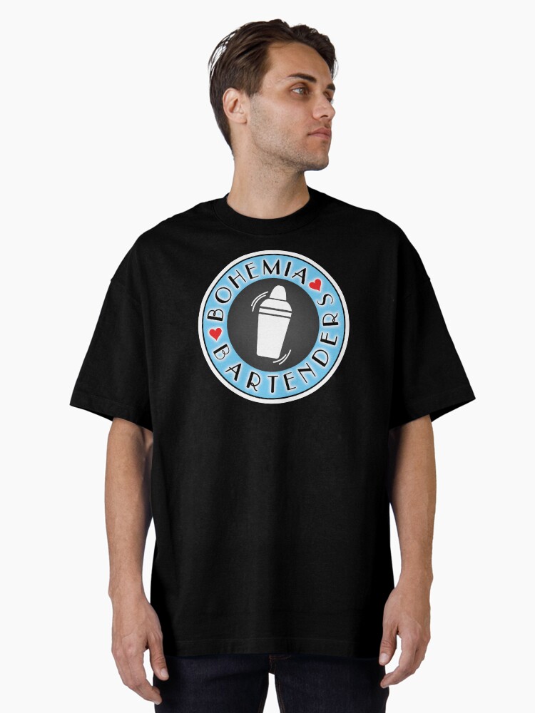 Thumbnail 1 of 7, Oversized T-Shirt, Bohemia Bartenders designed and sold by SkyDiary.