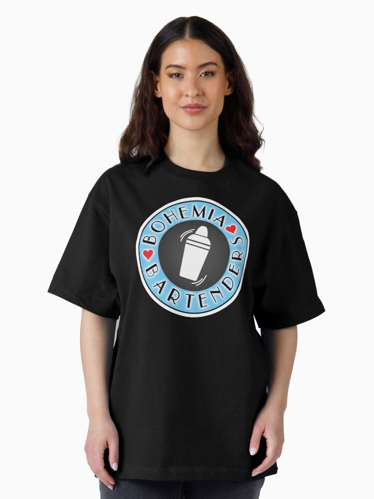 Thumbnail 2 of 7, Oversized T-Shirt, Bohemia Bartenders designed and sold by SkyDiary.
