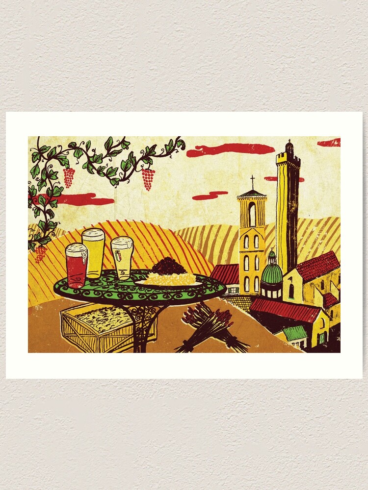 Alternate view of Bologna, Italy Art Print