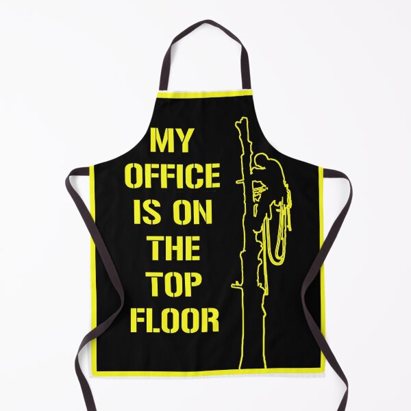 Item preview, Arborist Design : My office is on the top floor yellow designed and sold by Imladris01.