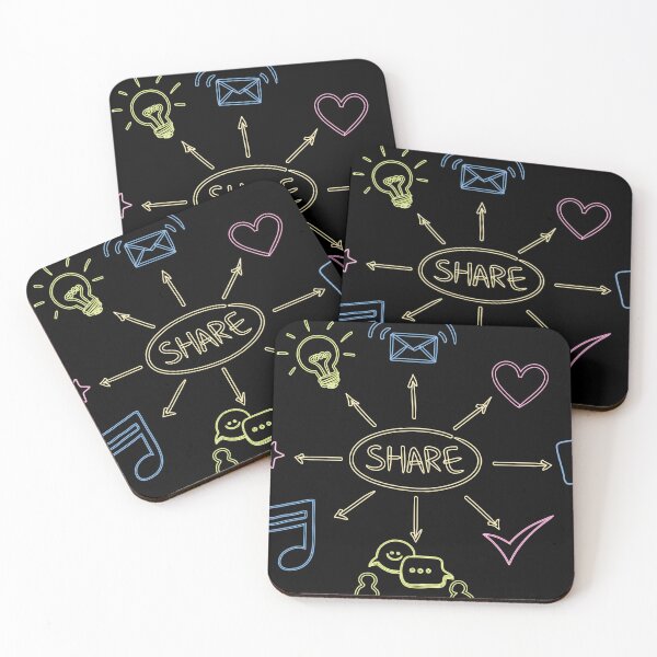 Item preview, Neon Social media elements designed and sold by Evgenija-S.