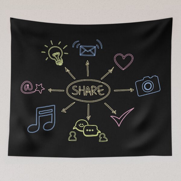 Item preview, Neon Social media elements designed and sold by Evgenija-S.