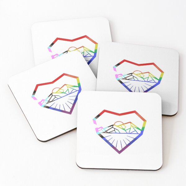 Item preview, Pair O' Dice Logo Graphic (LGBTQ+ Version) designed and sold by badwolf1337.