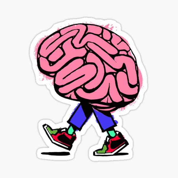 Item preview, Take your brain for a walk designed and sold by Rooky8.