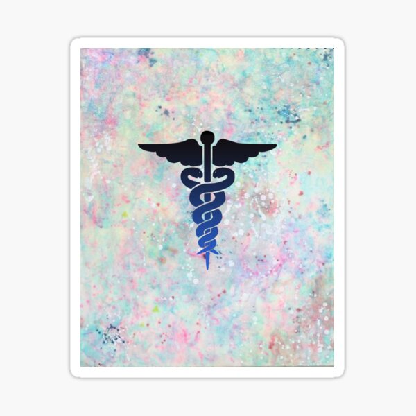 Symbole infirmier coloré Sticker