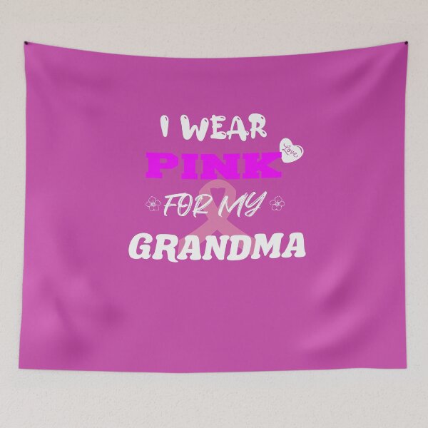 Item preview, I Wear Pink for My Grandma designed and sold by ILYASLAM.