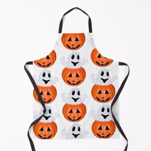 Item preview, A ghost and its pumpkin friend designed and sold by Gothicrelics.