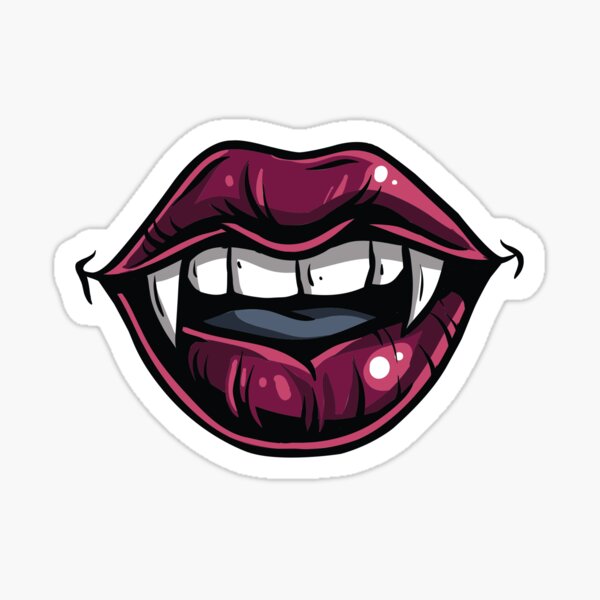 mouth boca vampire vampiro anime sticker by @angelic_mei