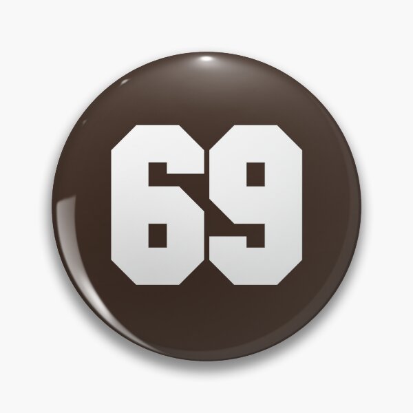 Item preview, 69 Number Cleveland Sports Sixty-Nine Brown Jersey designed and sold by HelloFromAja.