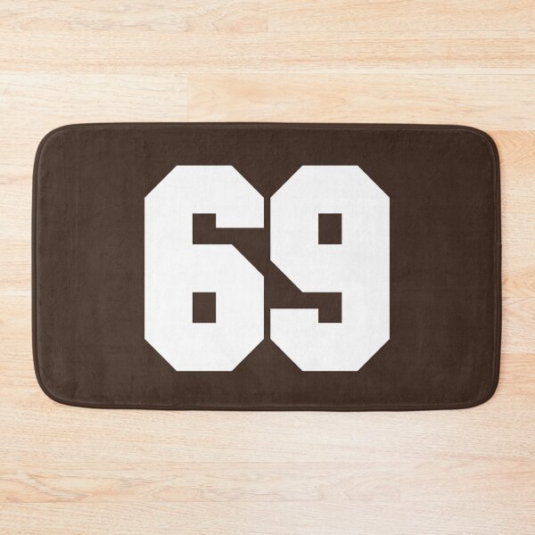 Item preview, 69 Number Cleveland Sports Sixty-Nine Brown Jersey designed and sold by HelloFromAja.