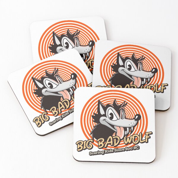 Item preview, Big Bad Wolf Funny Halloween Design White Version designed and sold by up4tee.