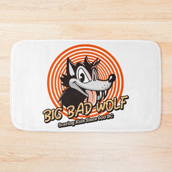 Item preview, Big Bad Wolf Funny Halloween Design White Version designed and sold by up4tee.