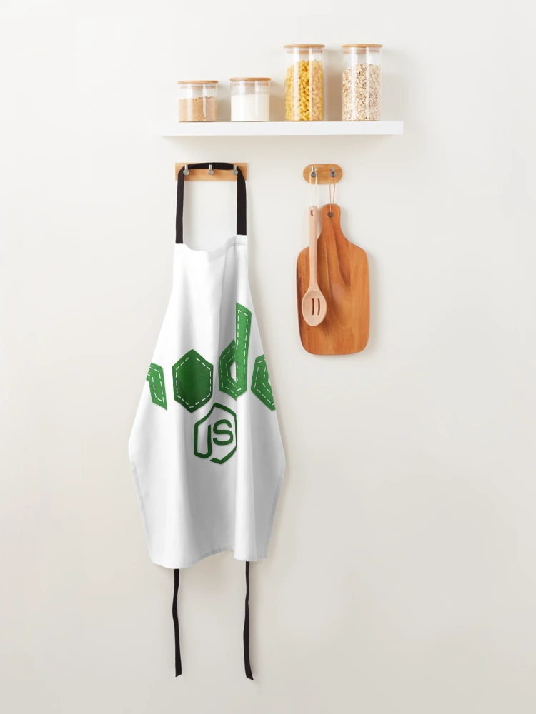 Thumbnail 4 of 6, Apron, NodeJS Node JS JavaScript Programmer designed and sold by vladocar.