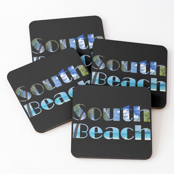 Item preview, South Beach Florida FL Ocean Text designed and sold by Lartheviking.