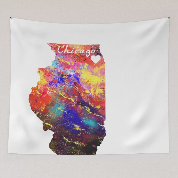 Item preview, Chicago Springs love heart  Quote Art Design Ins designed and sold by vividpixelusa.