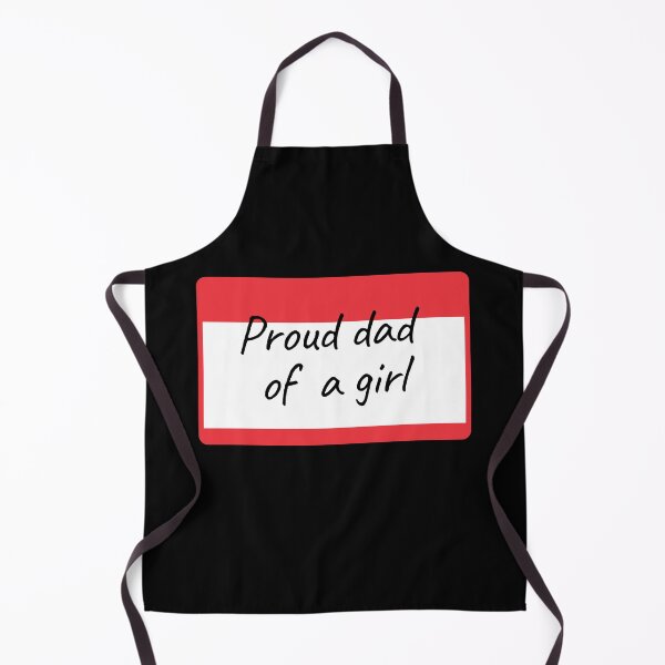 Item preview, Proud Dad of a Girl - label designed and sold by piastrelli.
