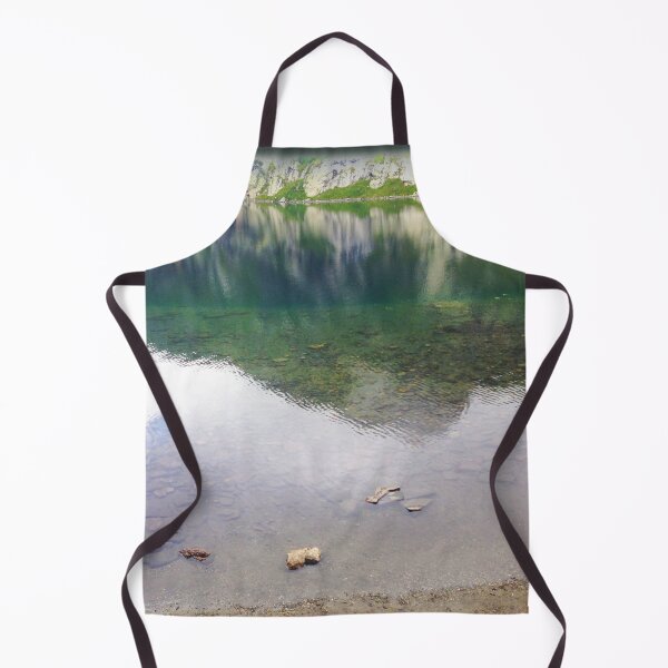 Item preview, Beautiful Water Reflection Seven Rila Lakes Bulgarian Photo Dark Green Background designed and sold by LuckyKermit.