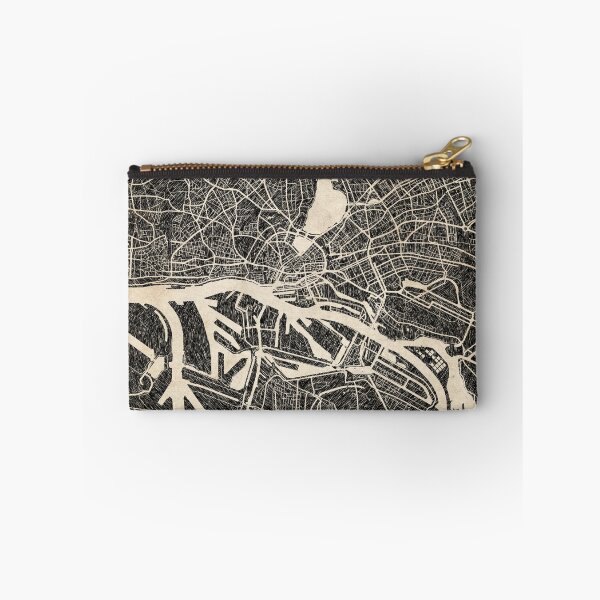 Item preview, Hamburg map ink lines 2 designed and sold by InkMaps.