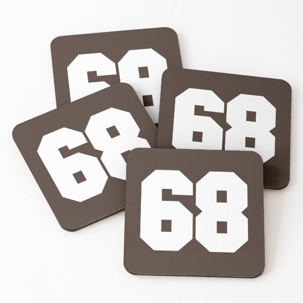 Item preview, 68 Number Cleveland Sports Sixty-Eight Brown Jersey designed and sold by HelloFromAja.