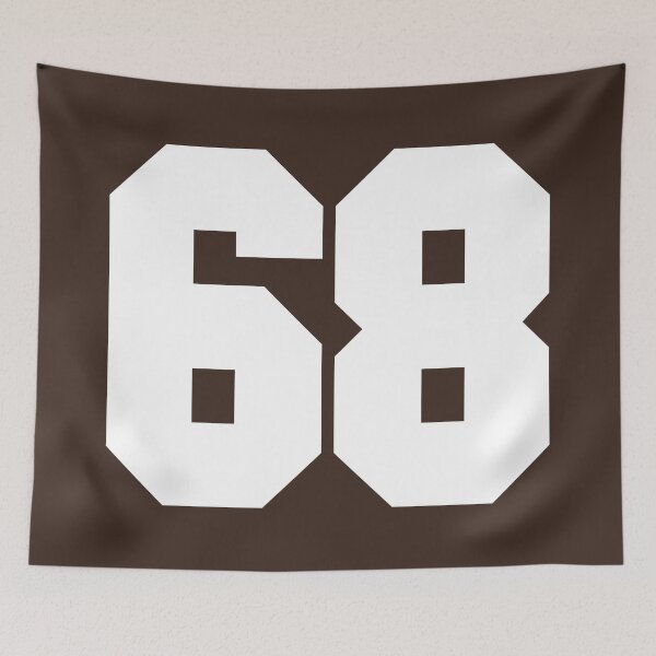 Item preview, 68 Number Cleveland Sports Sixty-Eight Brown Jersey designed and sold by HelloFromAja.
