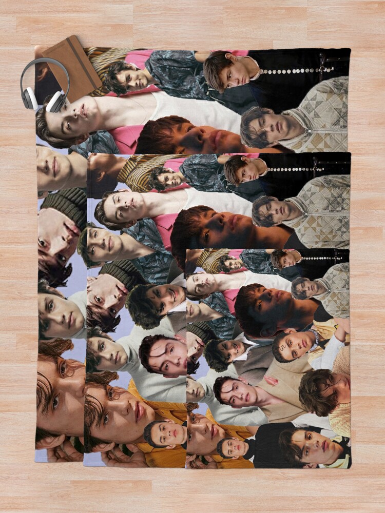 louis partridge photo collage | Throw Blanket