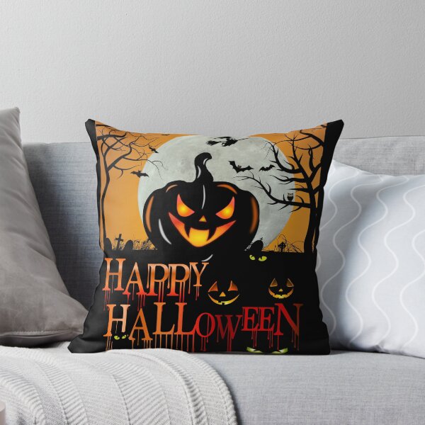 Aperçu de l'œuvre Happy Halloween Jack o Lantern Citrouilles créée et vendue par BleuSky.