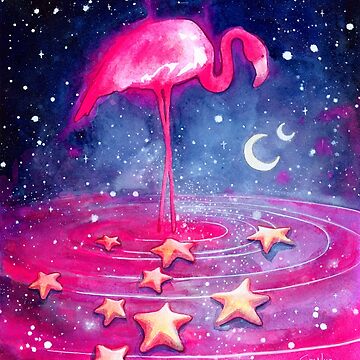 Artwork thumbnail, Flamingo Dreams by SamNagelArt