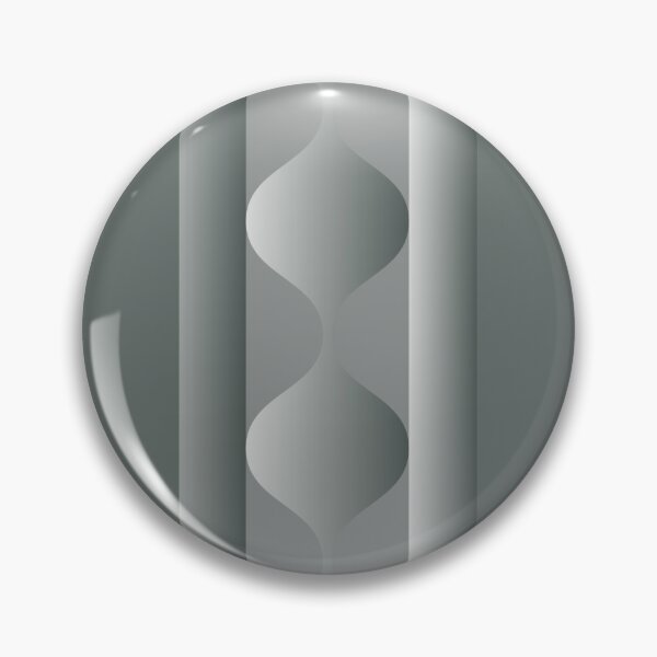 Item preview, Fluent shape line in grey metal designed and sold by SparkleandSmile.