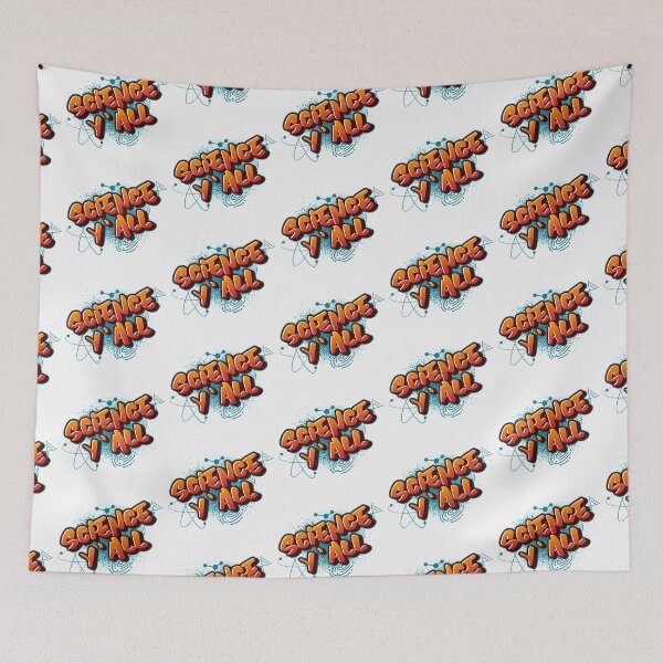 Item preview, Nerdy Science Y'All Colorful Graffiti Typography Design designed and sold by orbital-edge.