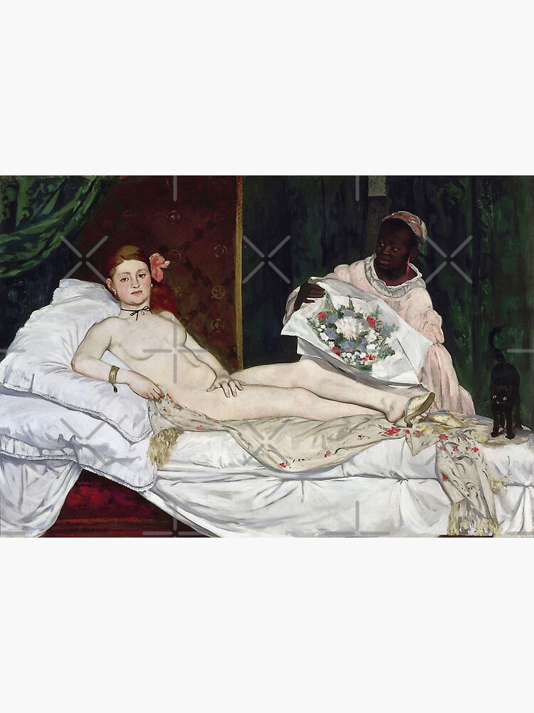 Discover Famous Art: Edouard Manet - Olympia Canvas