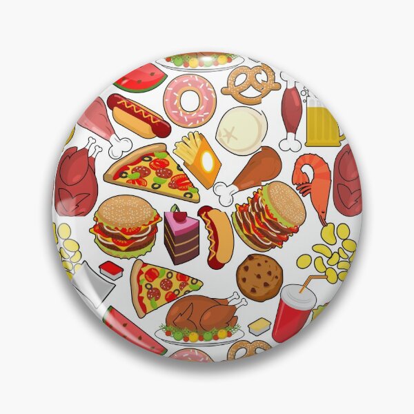 Item preview, Fast food  pattern on World Food Day  designed and sold by kamila11.