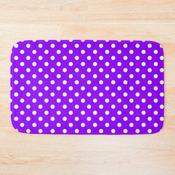 Item preview, Violet with White Polka Dots designed and sold by WearURColors.