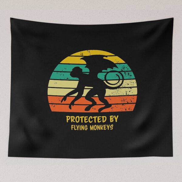 Item preview, Protected by Flying Monkeys designed and sold by Statement-Teez.