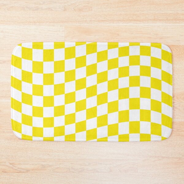 Item preview, yellow tile twist checker pattern designed and sold by Ray Loka.
