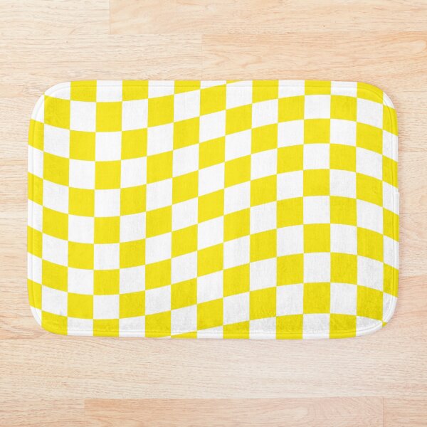 Item preview, yellow tile twist checker pattern designed and sold by Ray Loka.