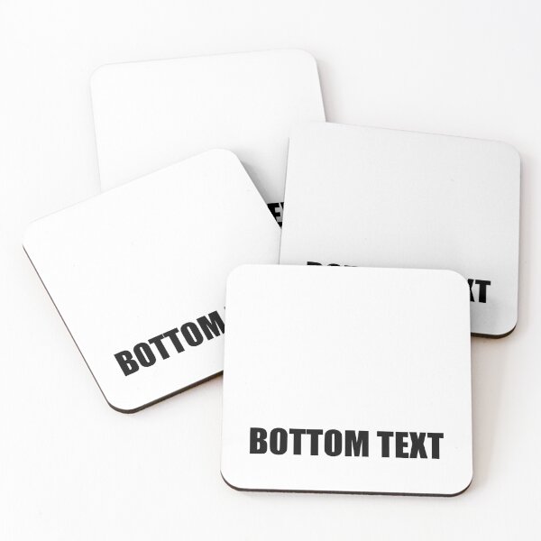 Item preview, BOTTOM TEXT - Black designed and sold by akkurato.