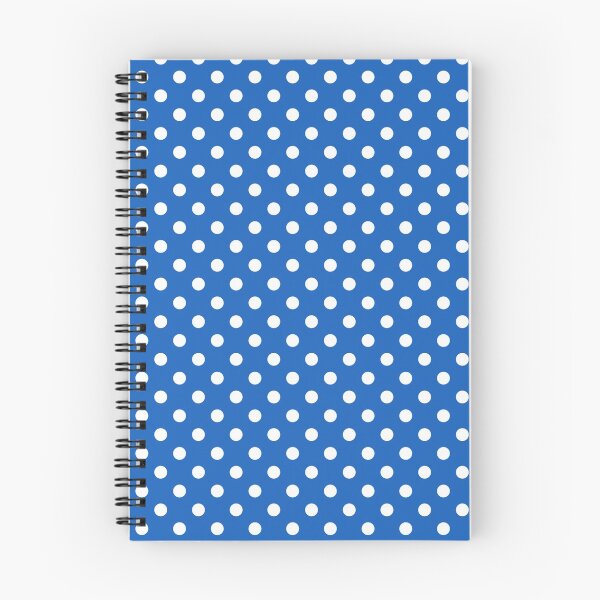 Item preview, Denim Blue with White Polka Dots designed and sold by WearURColors.