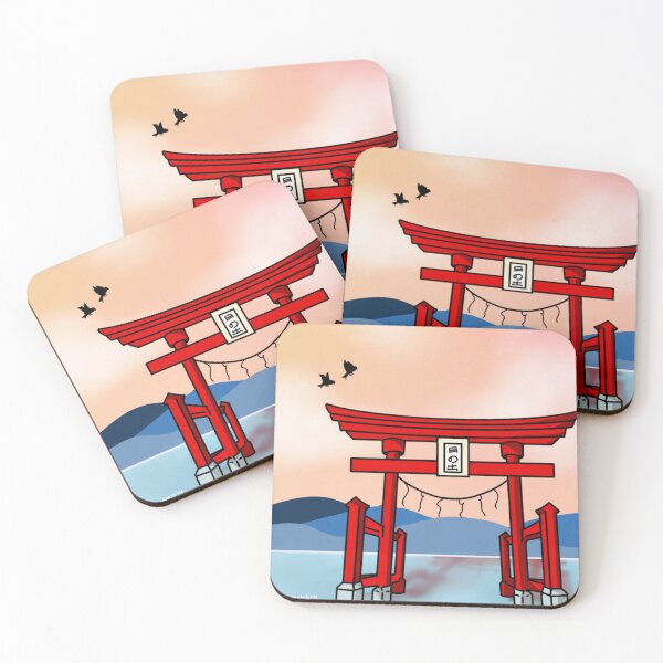 Item preview, Japanese Shrine Gate- Sunrise designed and sold by latenightthoughts.
