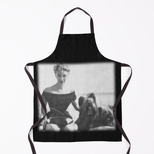 Item preview, Vintage Print Pretty Woman Bathing Suit Posing With Dogs designed and sold by Mary Riley.