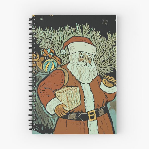 Item preview, Santa With Tree designed and sold by Barbara Gilhooly.