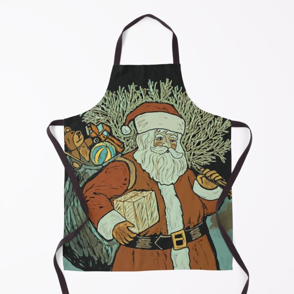 Item preview, Santa With Tree designed and sold by Barbara Gilhooly.