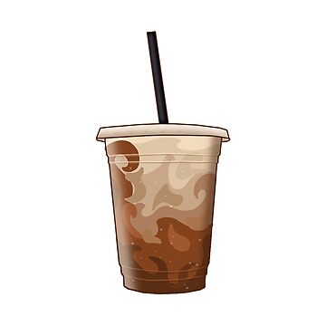 iced coffee Sticker for Sale by ahp00